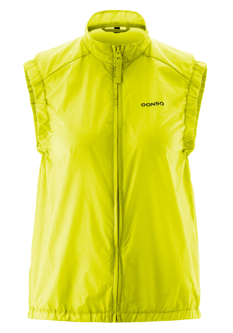 Gonso Adventure Vest Wind Damen safety yellow