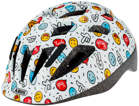 ABUS Smooty 2.0 Helm Kids weiß smiley
