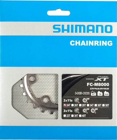 Shimano Deore XT FC-M8000 Kettenblatt 2-fach Alu