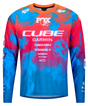 Cube MTB Trikot X Actionteam langarm blue´n´pink´n´orange