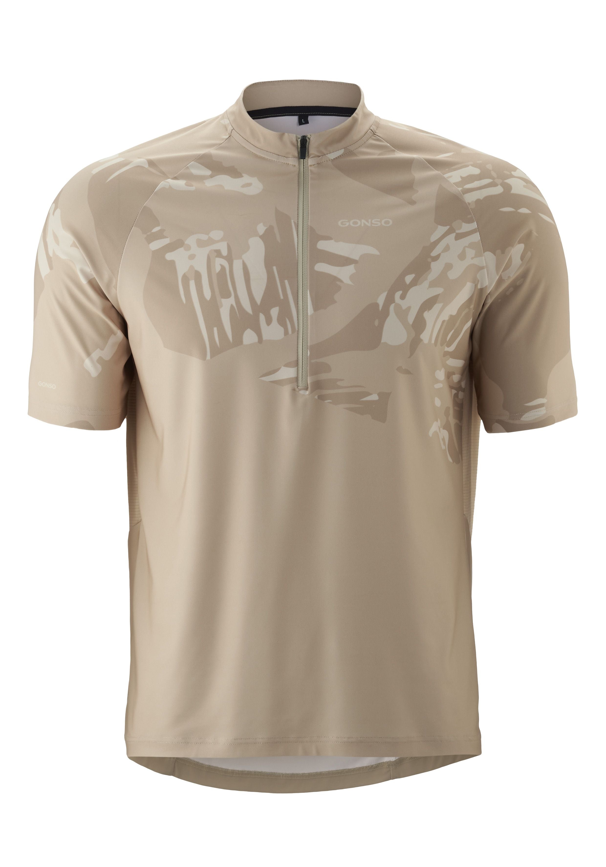 Gonso Adventure Jersey 3/4 Zip Herren jonesboro cream