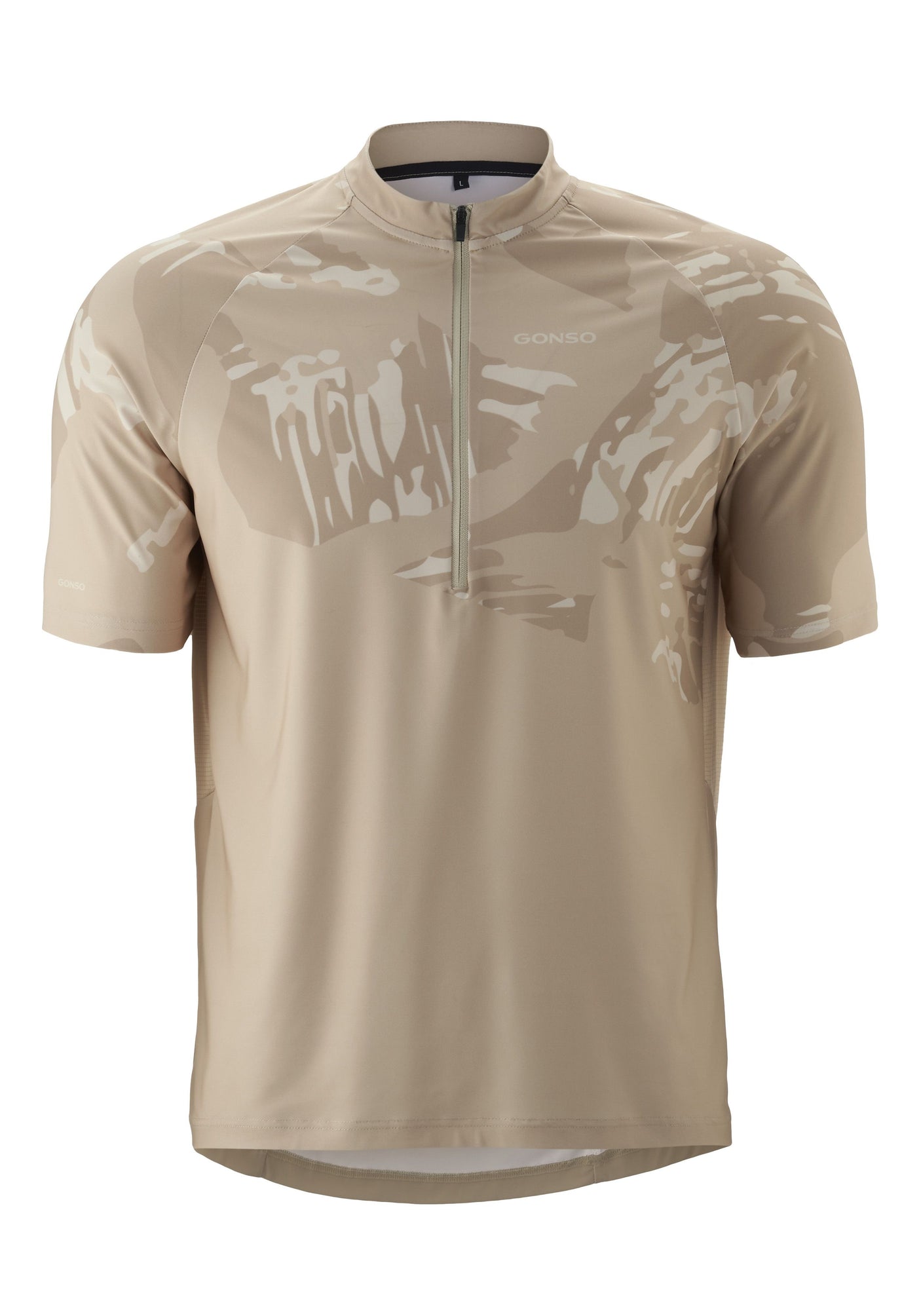 Gonso Adventure Jersey 3/4 Zip Herren jonesboro cream