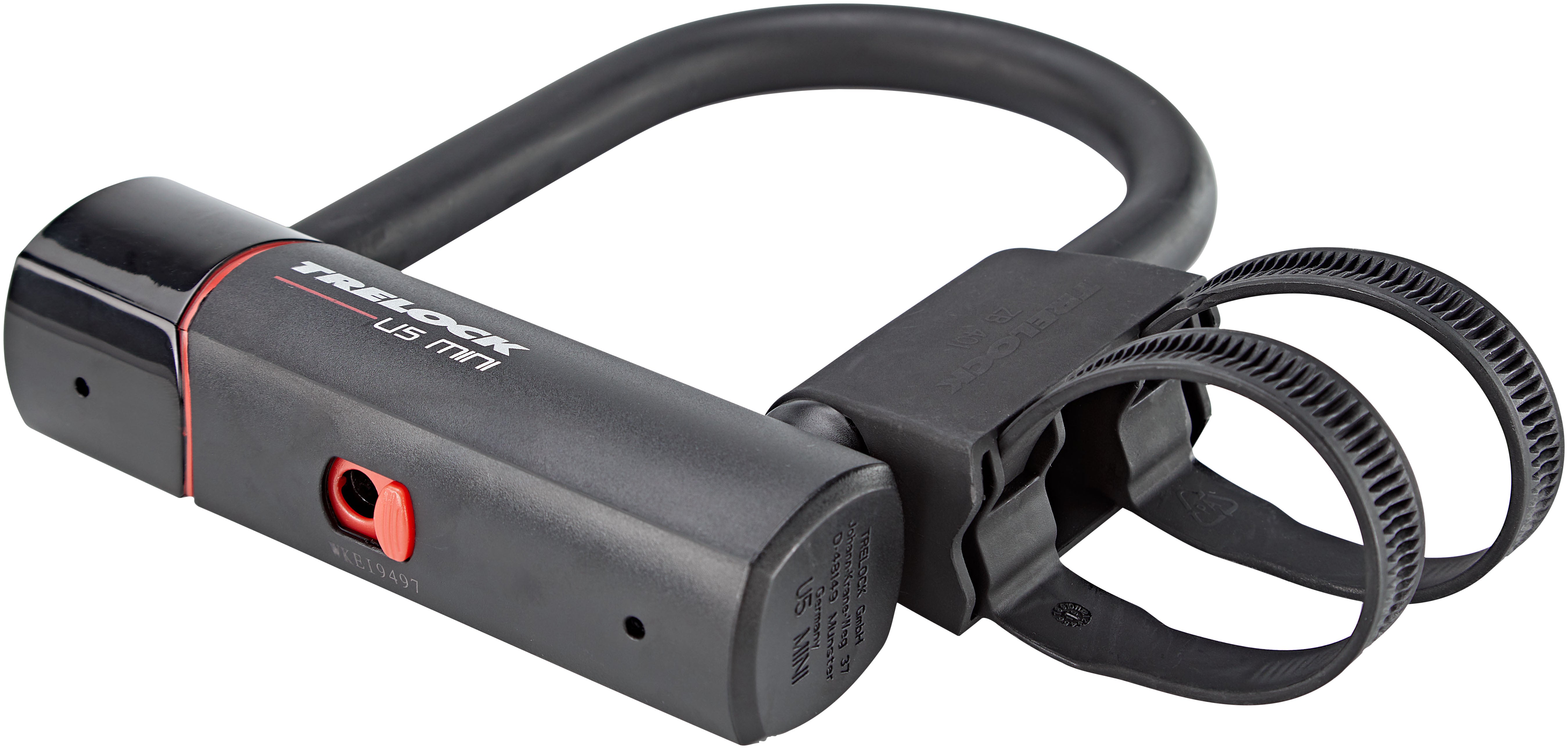 Trelock U5 Mini Bügelschloss inkl. ZB 401 Halterung