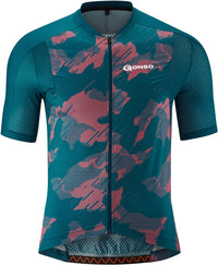 Gonso Ardole Kurzarm Full-Zip Fahrradtrikot Herren petrol – aktuelle Variante
