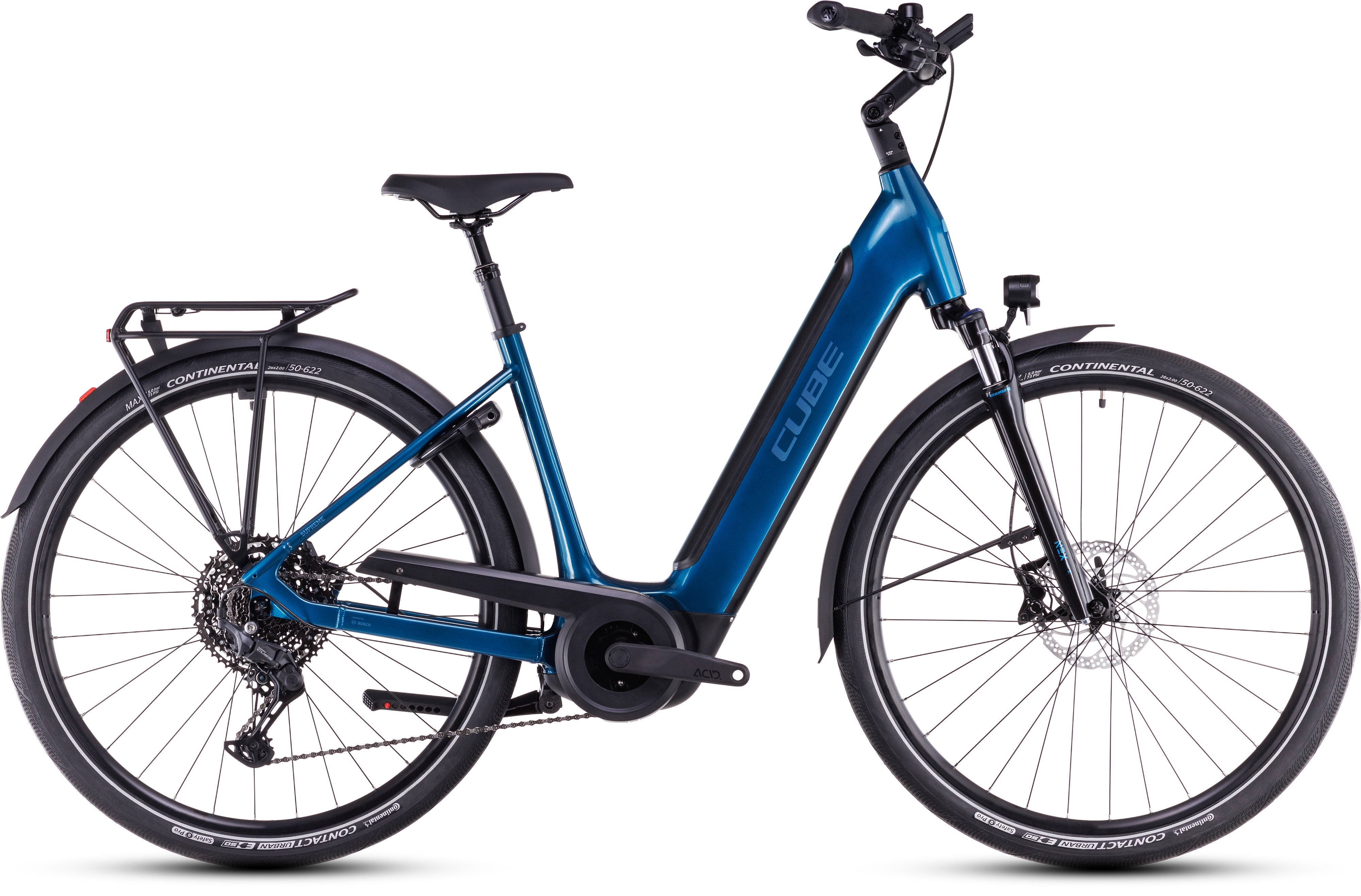 cube e bike österreich Cube Supreme Hybrid Pro 625 Easy Entry (2026) | City E-Bike | electricblue´n´blue