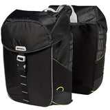 Basil Miles Doppel-Gepäckträgertasche 34l schwarz
