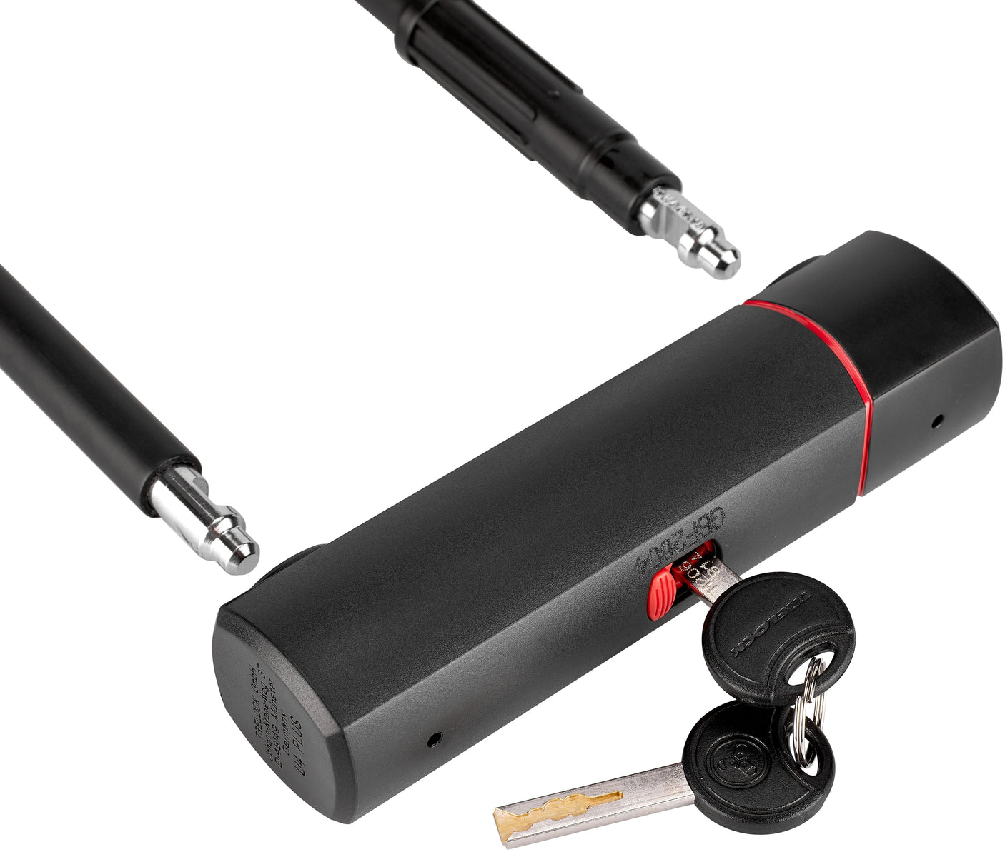 Trelock U4 Plus Bügelschloss inkl. ZB 401 Halterung