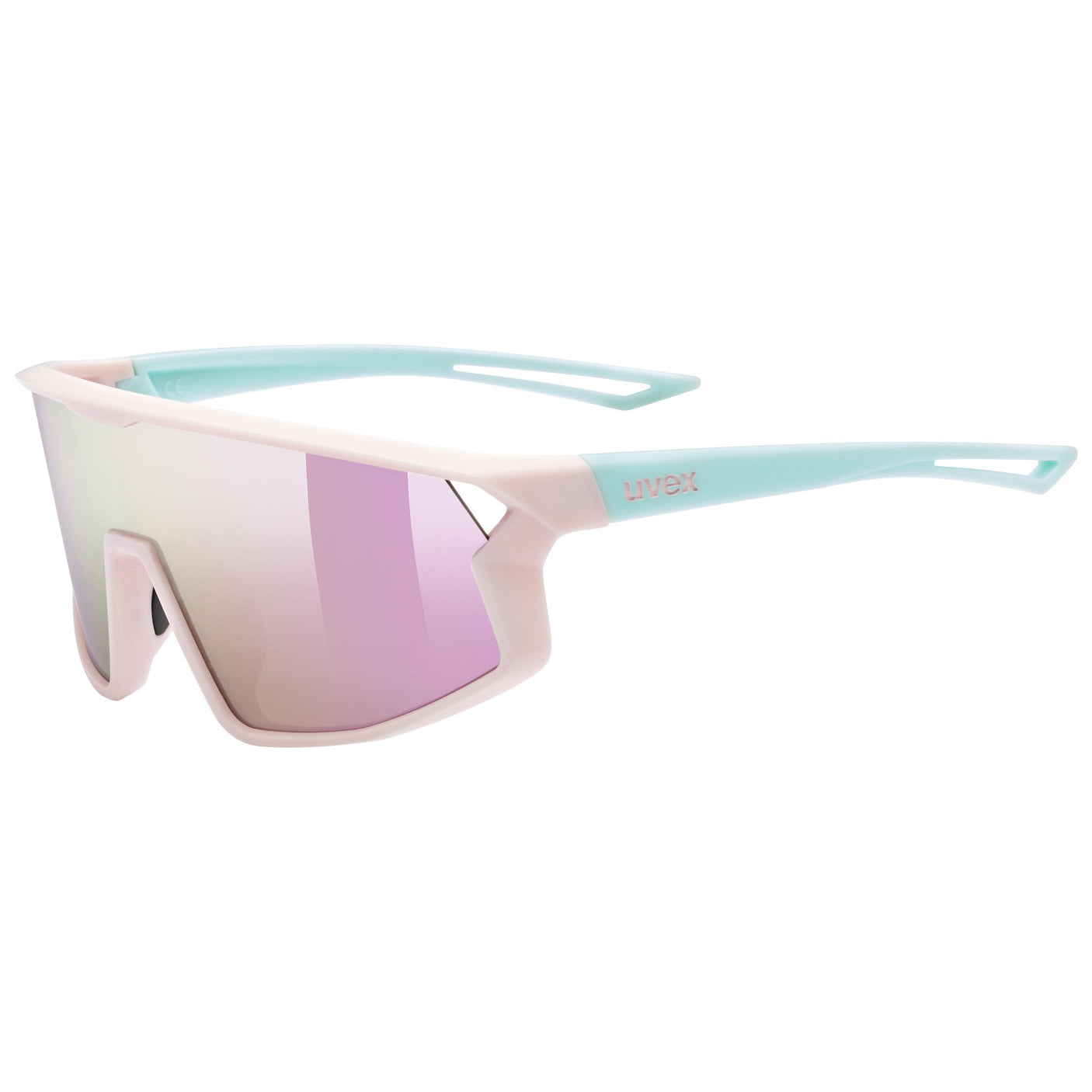 uvex Skyryse Jr. Radbrille Pink-Green Matt / Mirror Pink