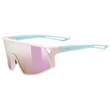 uvex Skyryse Jr. Radbrille Pink-Green Matt / Mirror Pink