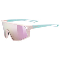 uvex Skyryse Jr. Radbrille Pink-Green Matt / Mirror Pink