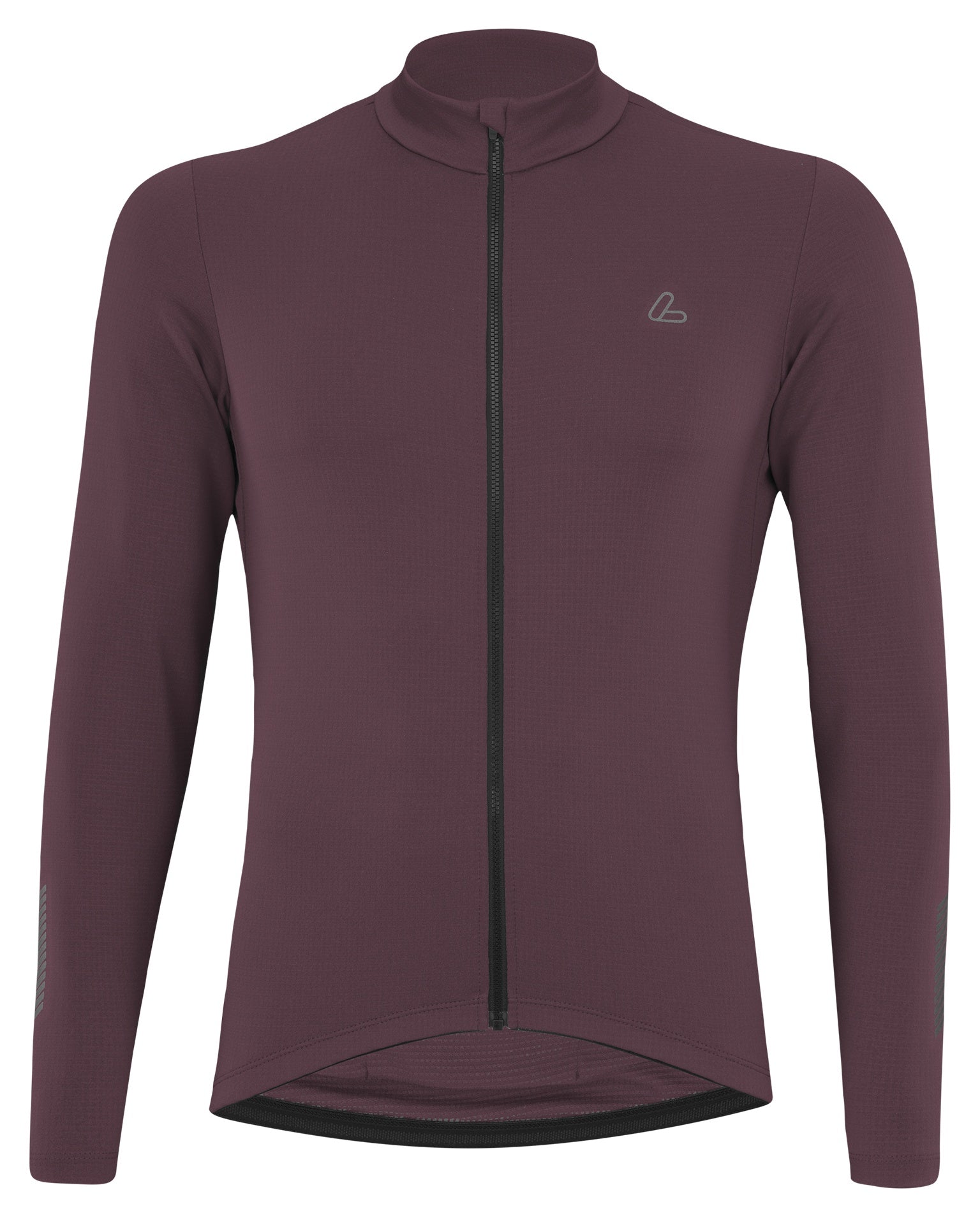 Löffler M Bike L/S Jersey Skys Merino Mid Castagne