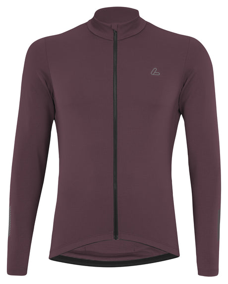 Löffler M Bike L/S Jersey Skys Merino Mid Castagne