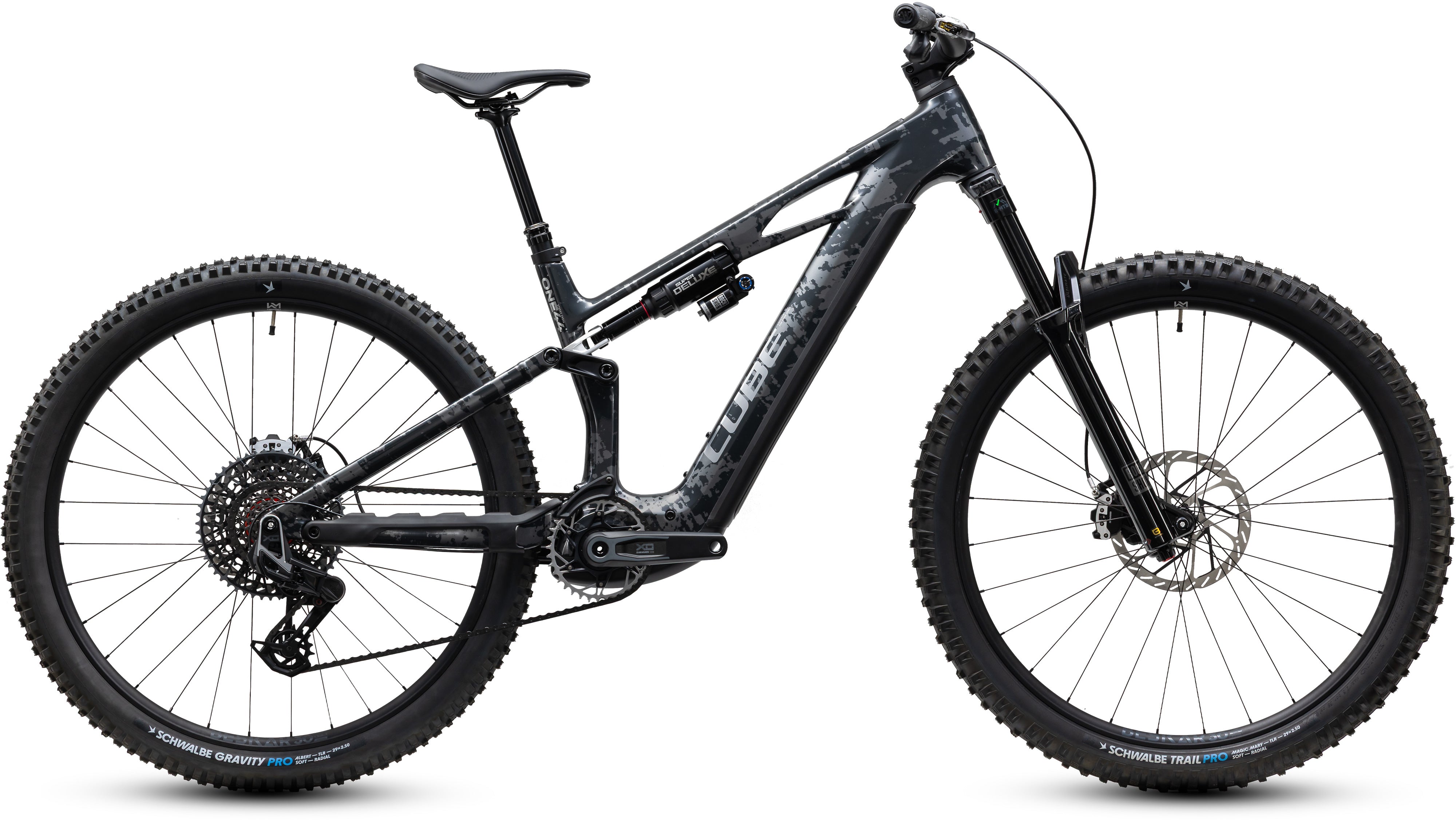 Cube Stereo Hybrid ONE44 HPC Super TM 800  graphiteglitch´n´grey (2027)