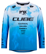 CUBE MTB Trikot ROOKIE X Actionteam langarm topas blue