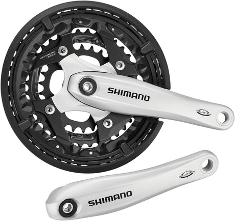 Shimano Trekking FC-T521 Octalink Kurbelgarnitur 3x10-fach 48-36-26 Zähne silber