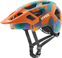 uvex React Jr. Kinderhelm | Papaya Camo Matt – aktuelle Variante