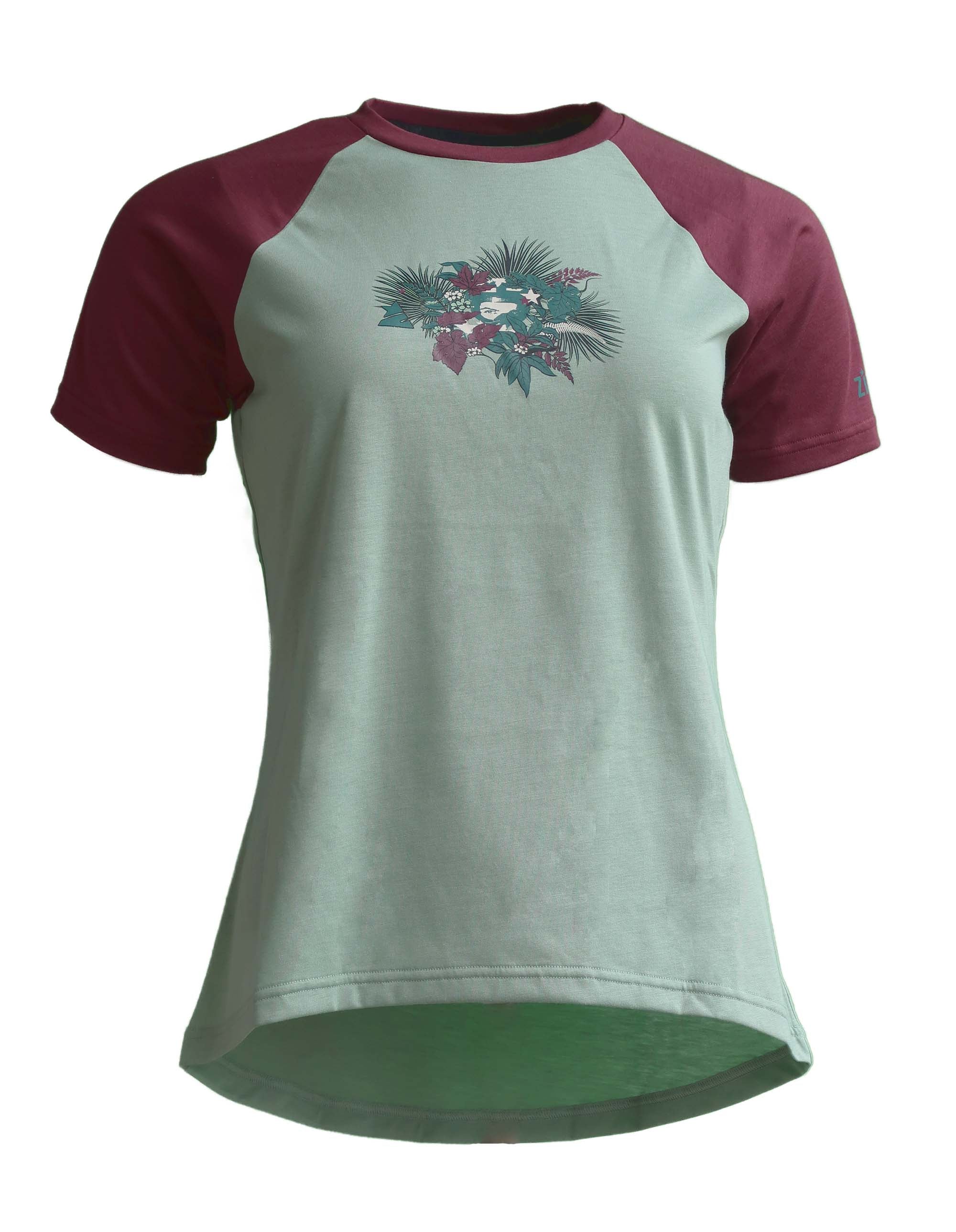 Zimtstern Riderz MTB TTee  Wmns Granite Green / Windsor Wine