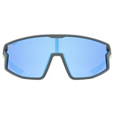 uvex Skyryse Jr. Radbrille Grey-Green Matt / Mirror Blue