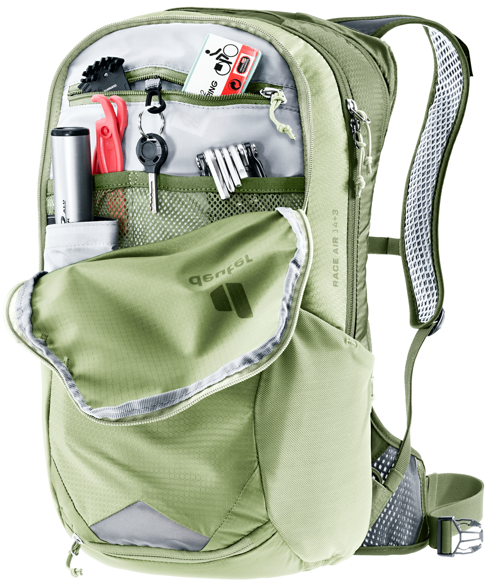 deuter Race Air 14+3 Fahrradrucksack mineral-grove