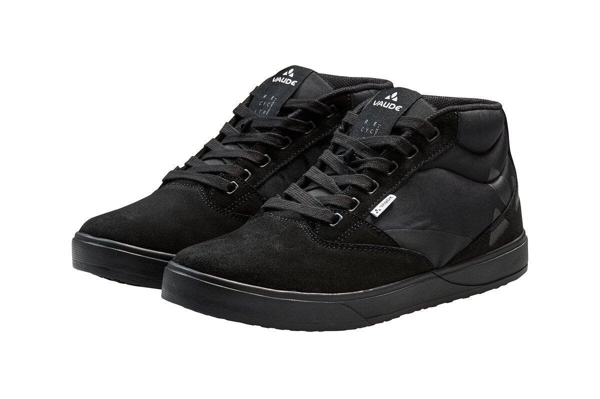 vaude flat pedal schuhe VAUDE AM Moab Gravity Mid-Cut Schuhe | Unisex MTB Schuhe | schwarz