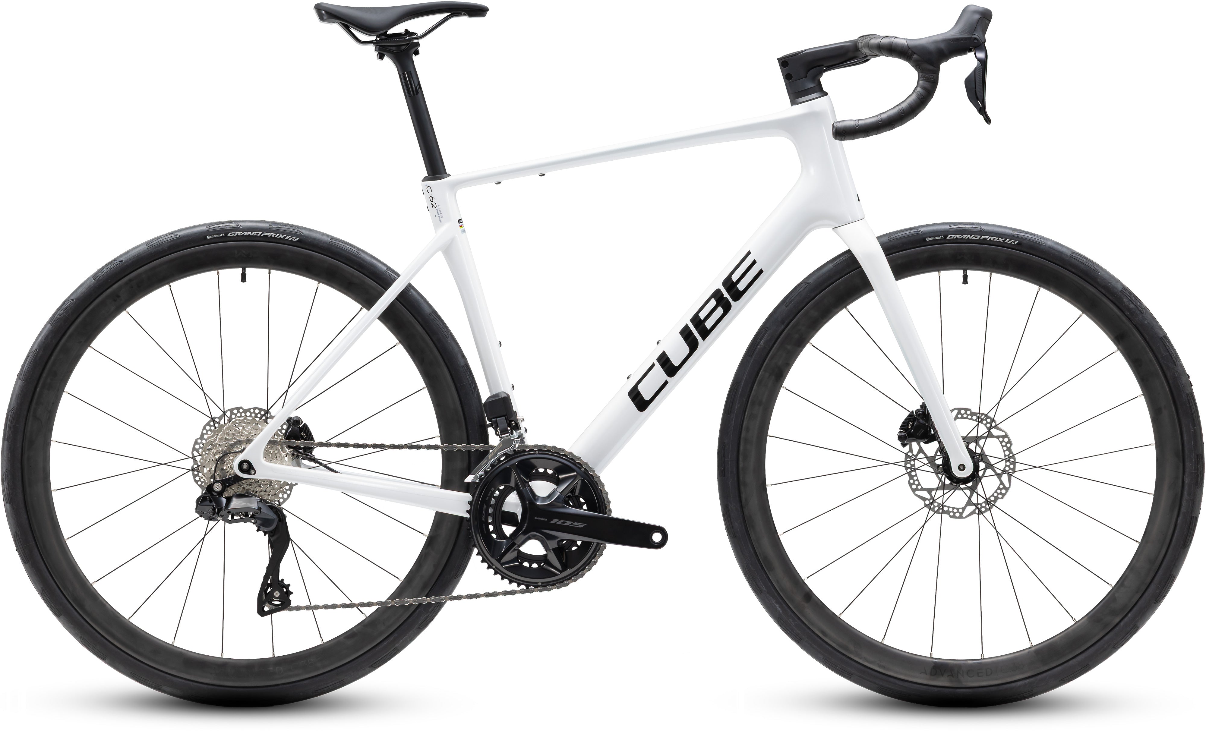 Cube Attain C:62 SLX metallicwhite´n´black (2027)