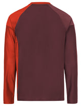 VAUDE Men's Moab LS T-Shirt VI glowing red/black
