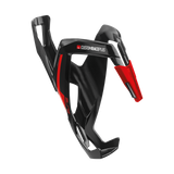 Elite Custom Race Plus Flaschenhalter black glossy/red graphic