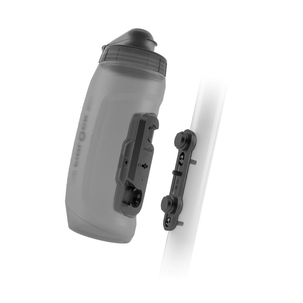 Fidlock Twist Bottle 590 inkl. Base Fahrrad-Befestigung transparent/schwarz