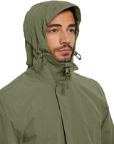 Basil Mosse Regenparka Herren oliv