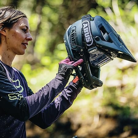 Abus AirDrop MIPS Mountainbike Helm polar white