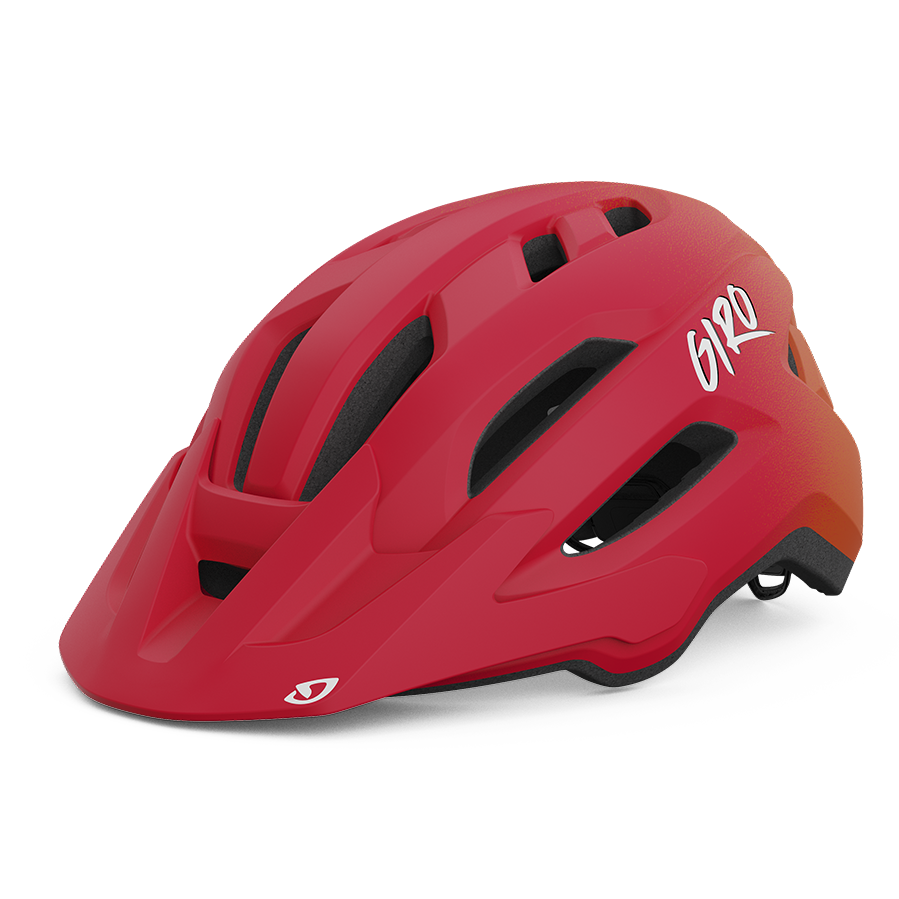 Giro Fixture II Y Helm matte red fade