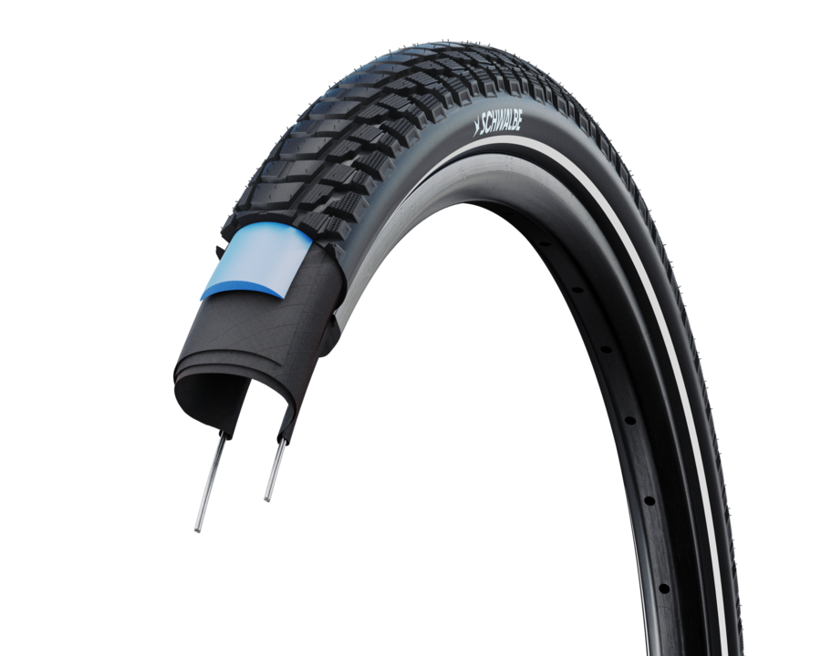Schwalbe MARATHON PLUS TOUR SmartGuard ADDIX E-50 26"  reflex schwarz