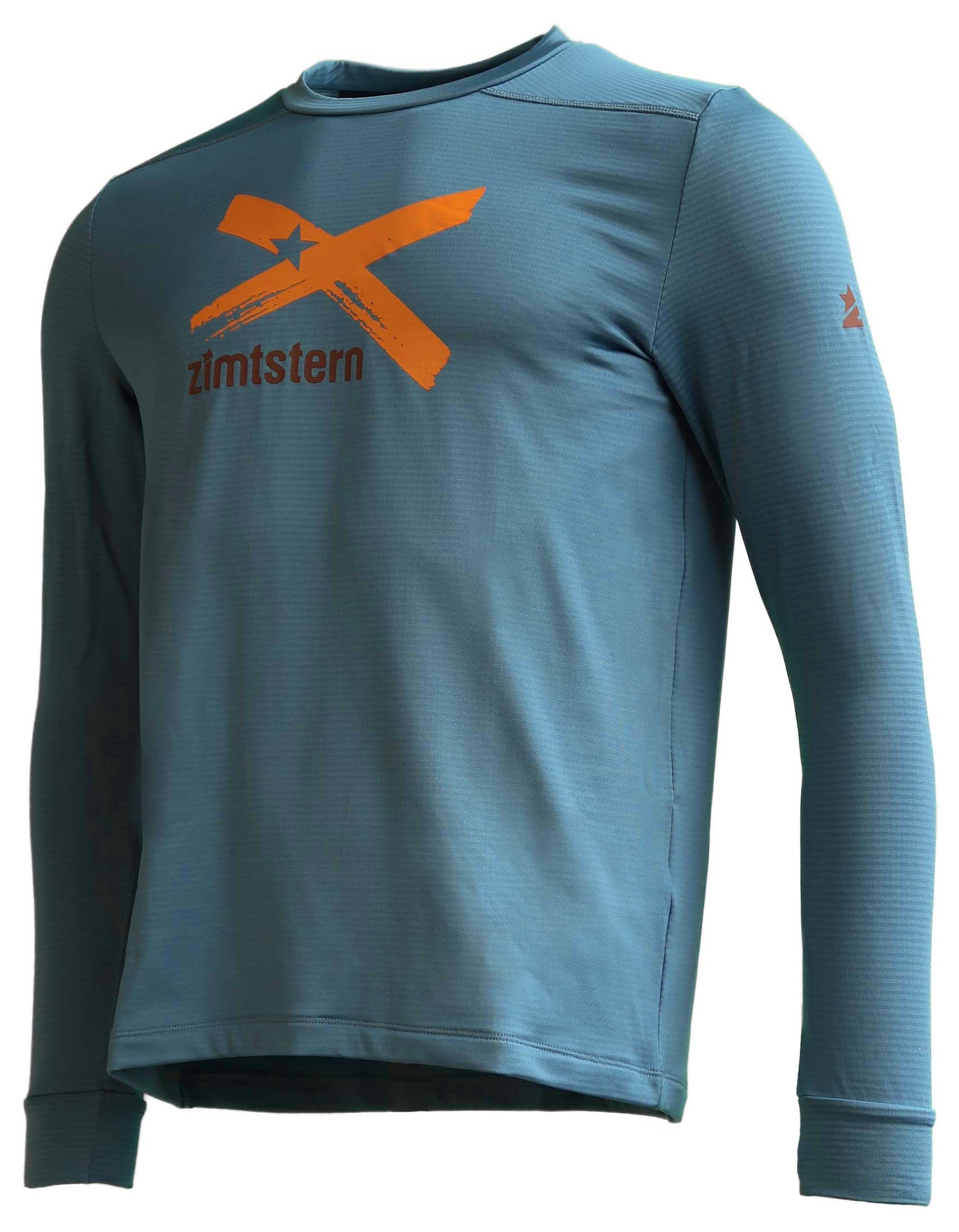 Zimtstern Crewz Shirt LS Men Blue Steel