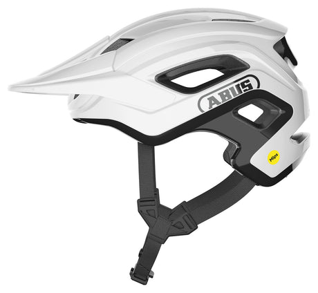 Abus CliffHanger MIPS Mountainbike Helm shiny white