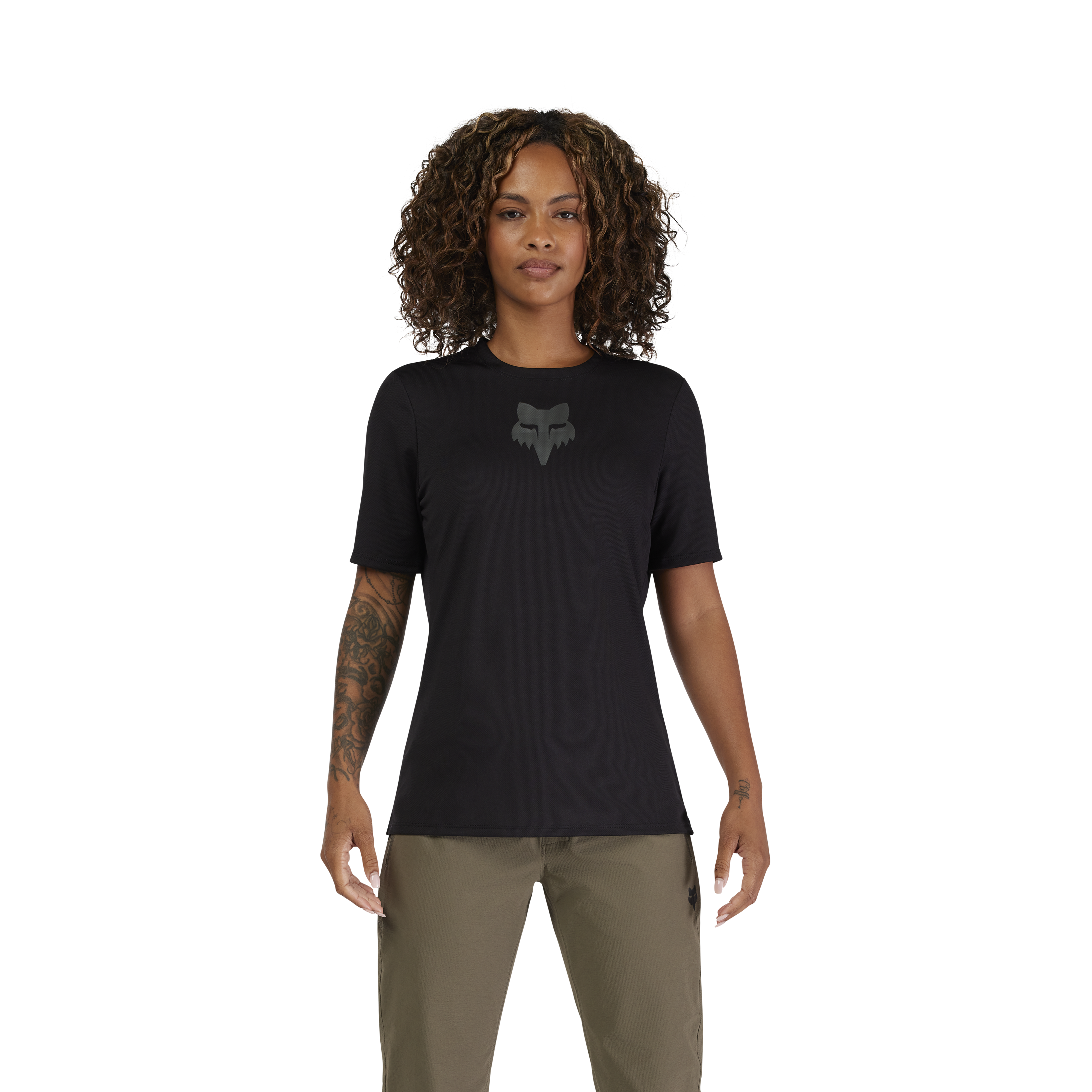 Fox W Ranger SS Jersey Head Black