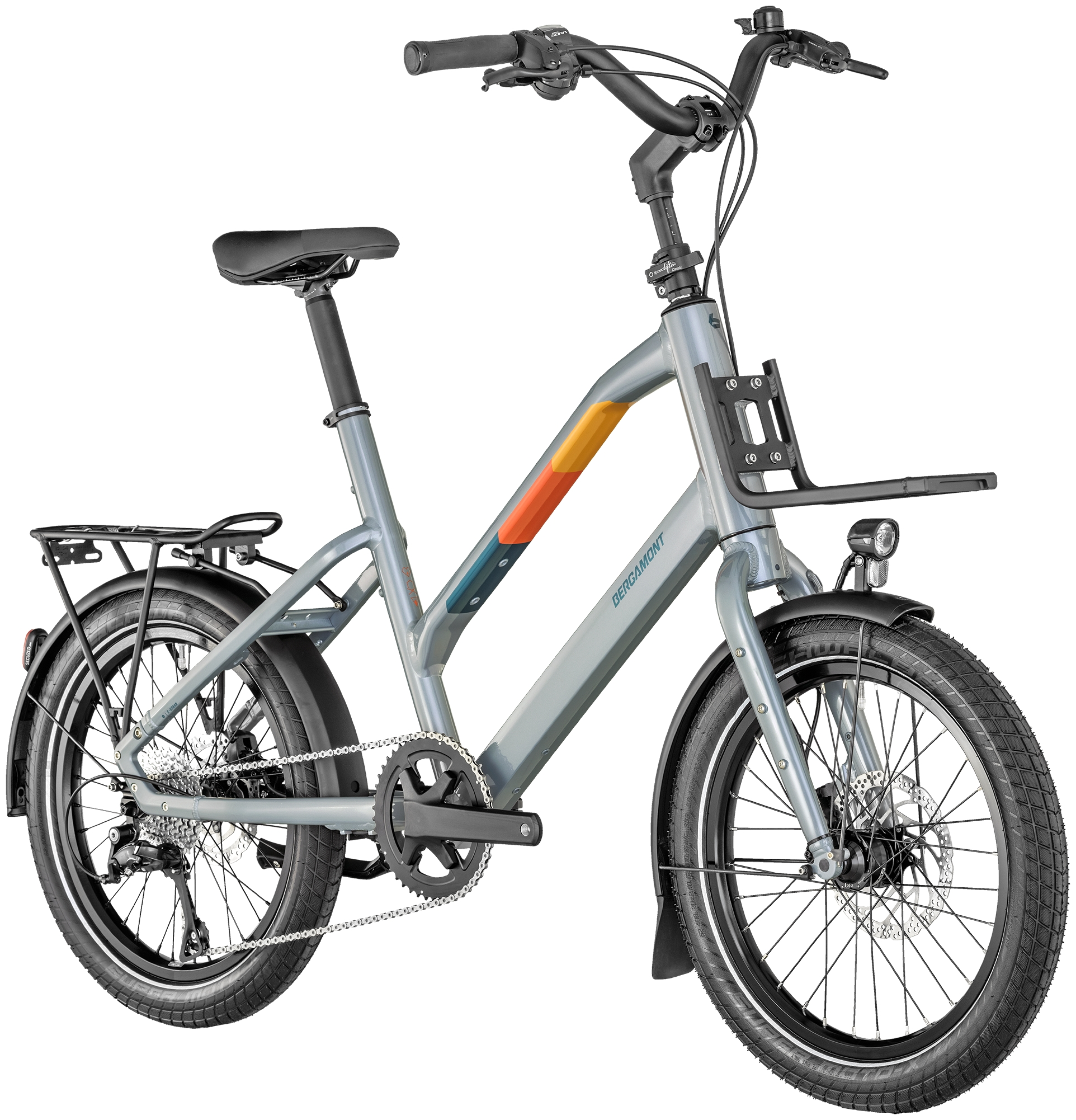 Bergamont Hans-On Compact shiny mortar grey