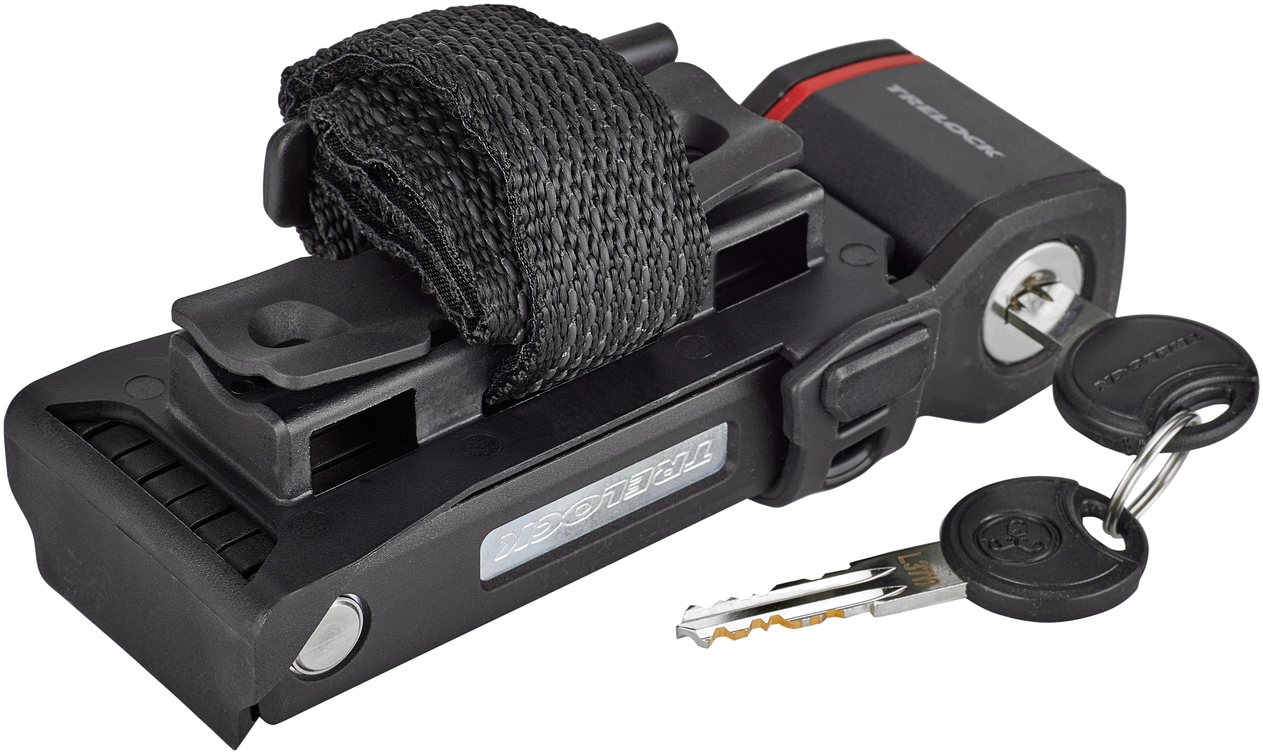 Trelock FS 280 TWO.GO Faltschloss inkl. ZF 280 X-Move Halterung schwarz