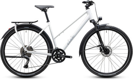 Cube Kathmandu Pro Trapez metallicwhite´n´chrome (2027)