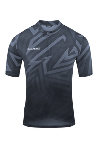 CUBE ATX Trikot Full Zip CMPT kurzarm black´n´grey – aktuelle Variante