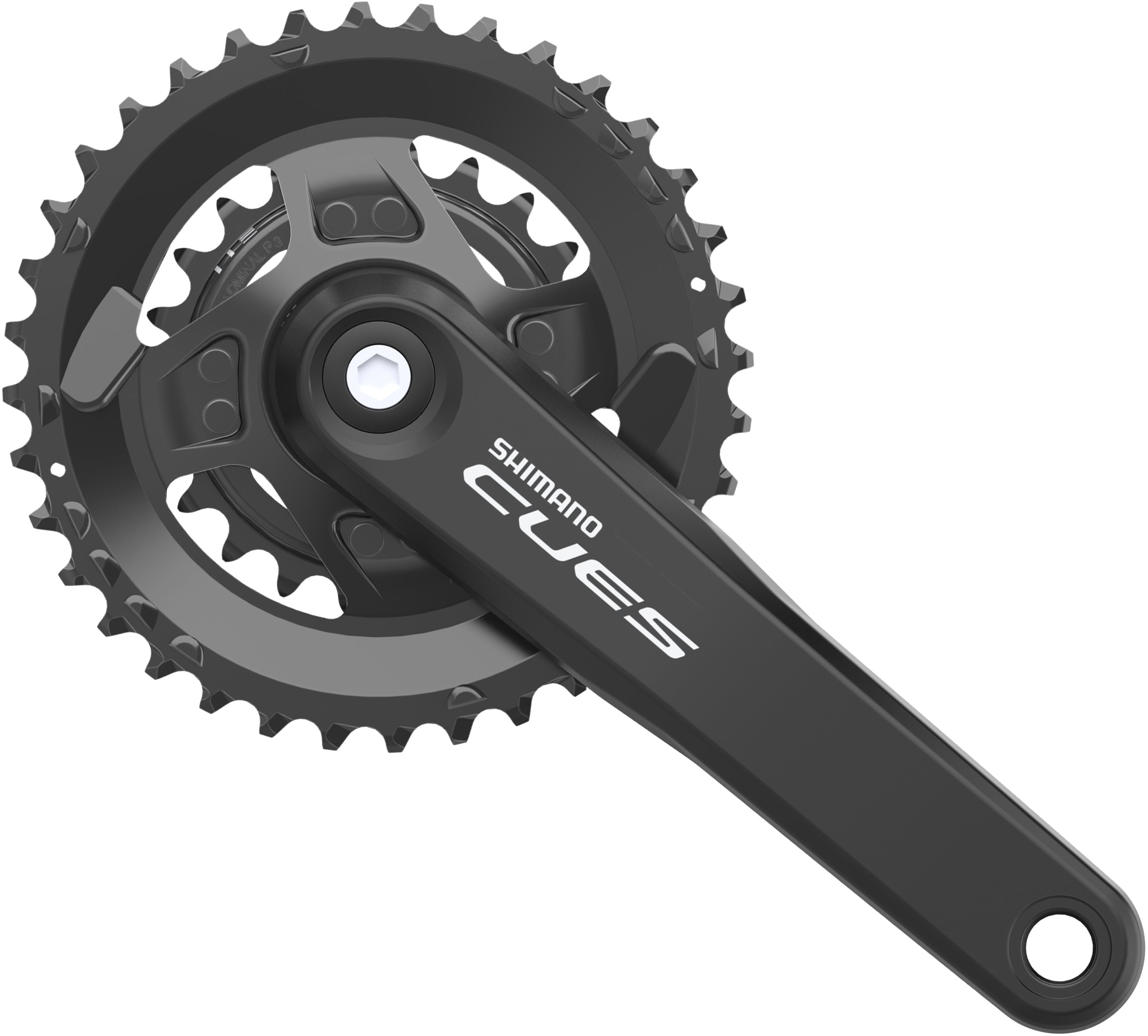 Shimano Cues FC-U4010-2B Kurbelgarnitur 9/10/11-fach 36-22Z