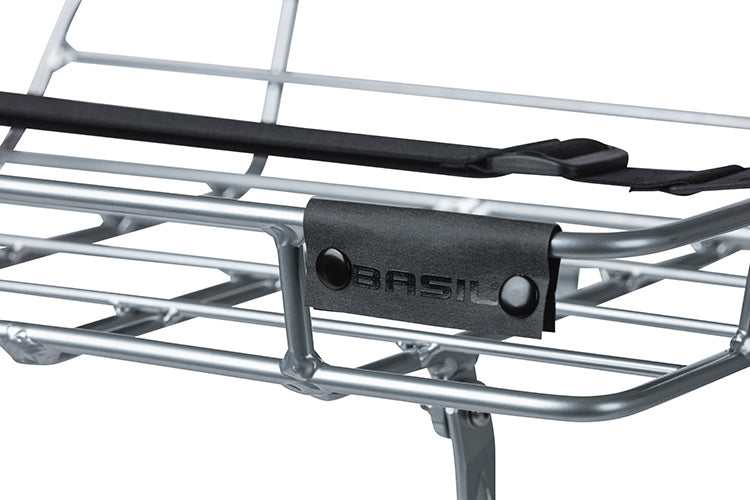 Basil Portland Vorderrad-Gepäckträger für 26"/28" Vorderrad silber