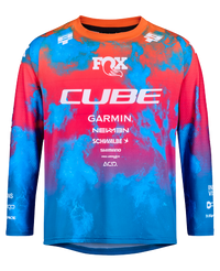 Cube MTB Trikot ROOKIE X Actionteam langarm black´n´blue