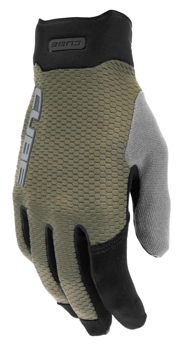 cube fahrradhandschuhe Cube Gravity langfinger TM MTB-Handschuhe | olive´n´grey