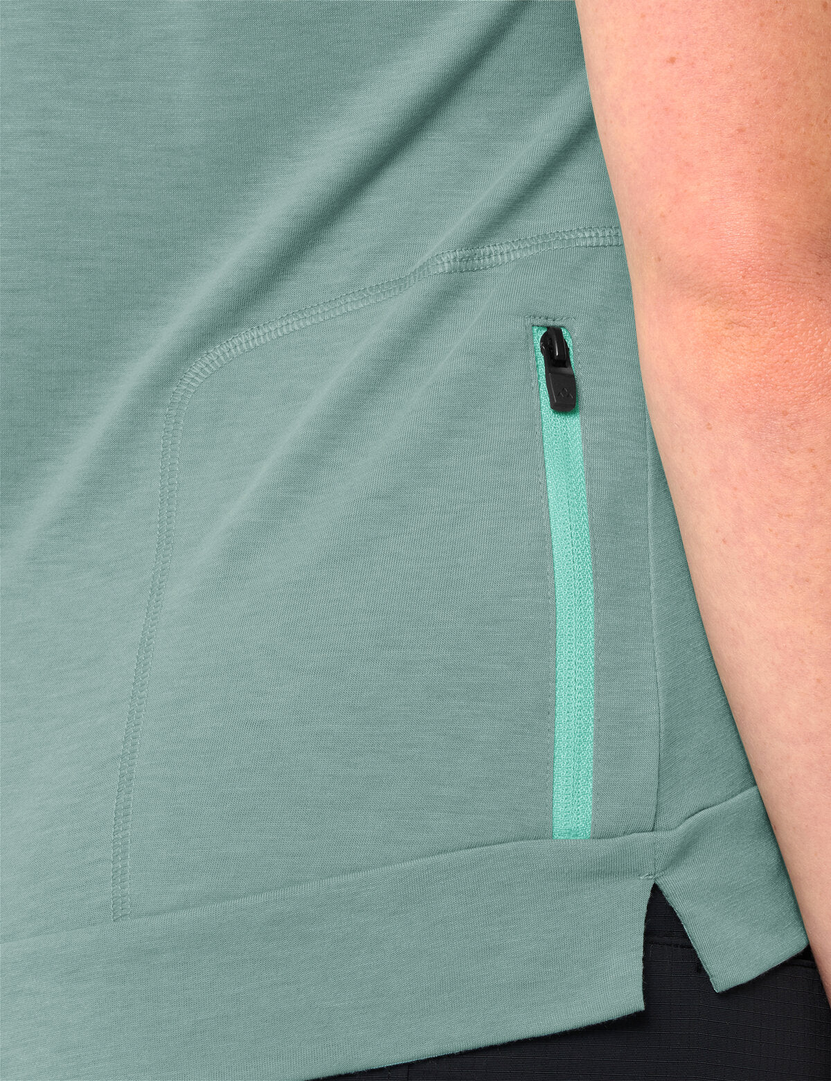 VAUDE Women's Altissimo Q-Zip Shirt dusty fern uni