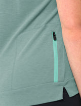 VAUDE Women's Altissimo Q-Zip Shirt dusty fern uni