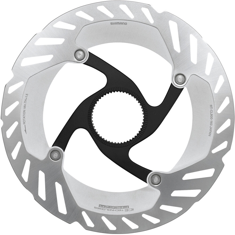 Shimano Bremsscheibe RT-CL800 Centerlock Verschlussring mit Außenverzahnung, 140mm
