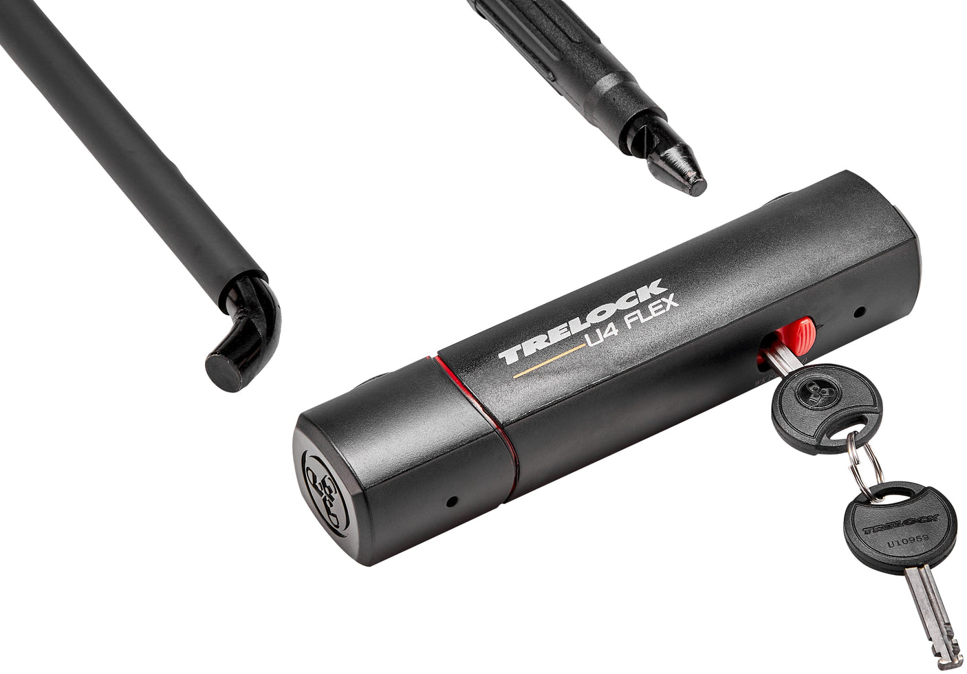 Trelock U4 Flex Bügelschloss inkl. ZB 401 Halterung