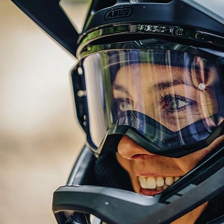 Abus AirDrop MIPS Mountainbike Helm polar white