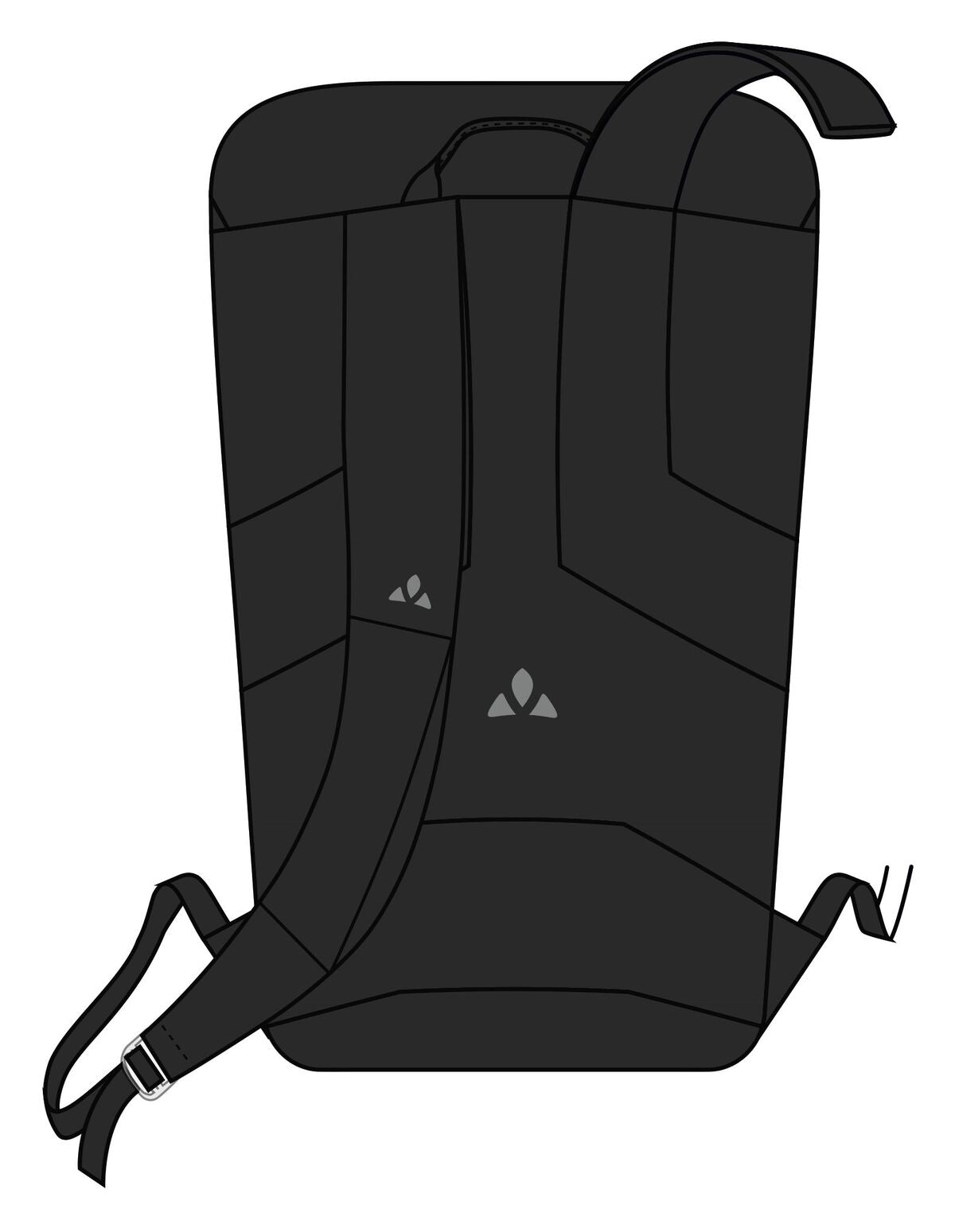 vaude fahrradtasche rucksack cycle 28 VAUDE Cycle 28 II 2in1 Fahrradtasche und -rucksack schwarz
