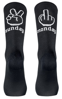 Northwave Sunday Monday Sock | Herren Fahrradsocken | Black – aktuelle Variante